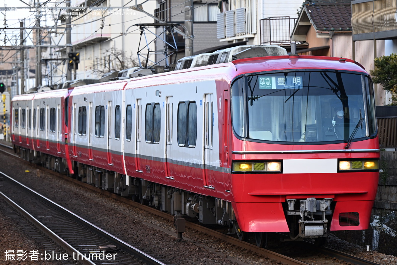 【名鉄】犬山線で1800系1808F+1806F(重連)が聚楽園ループにの拡大写真