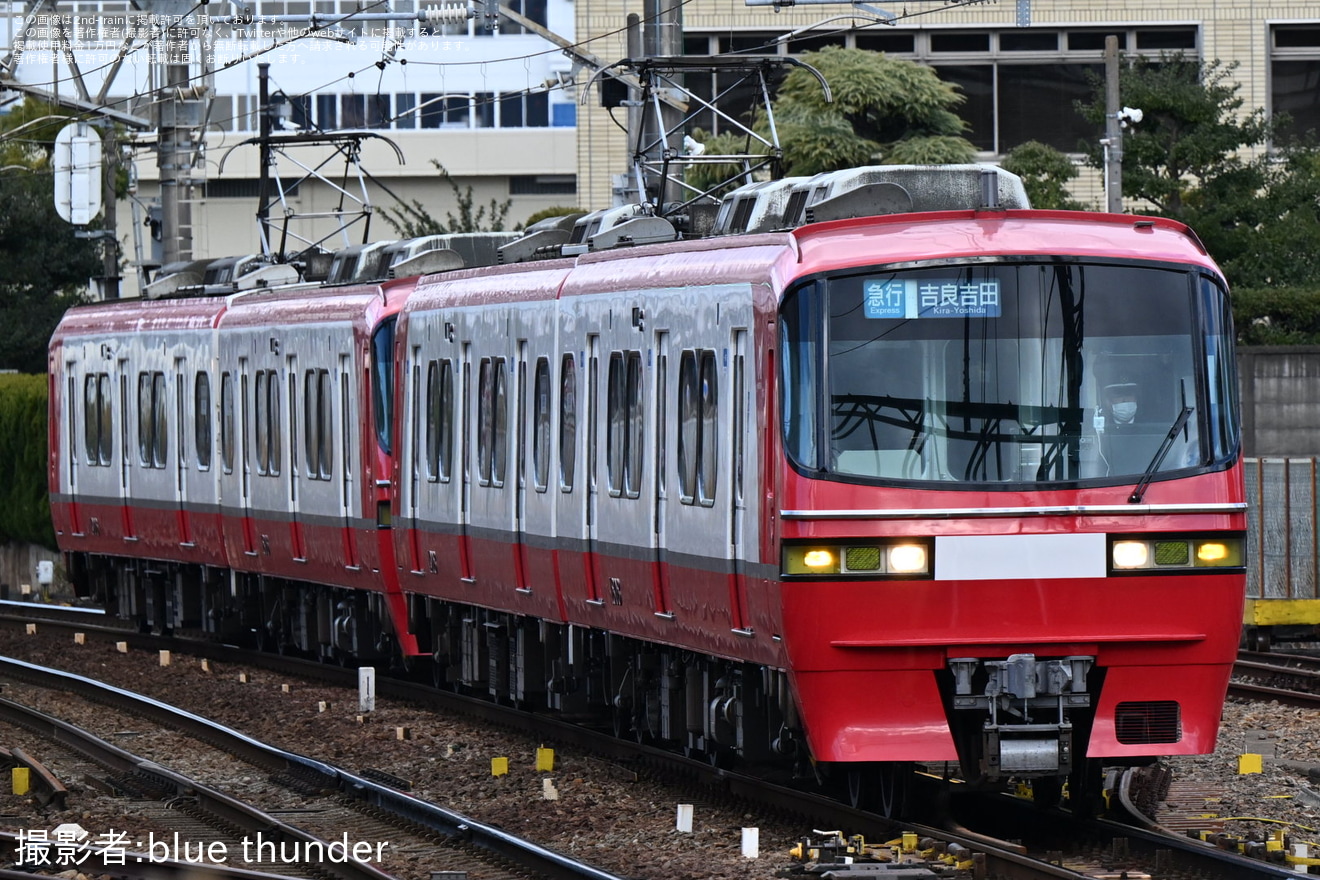 【名鉄】犬山線で1800系1808F+1806F(重連)が聚楽園ループにの拡大写真