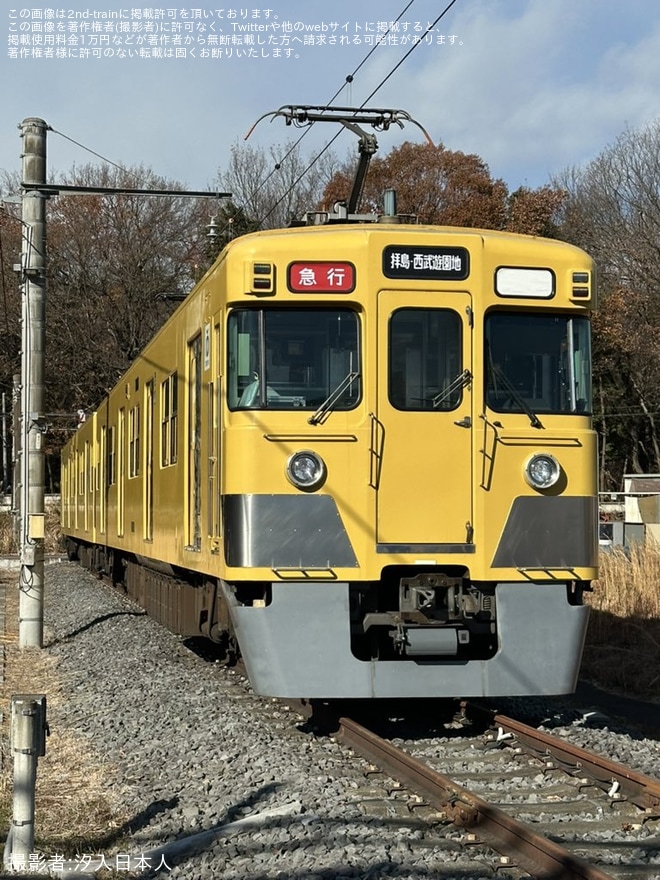 【西武】「電車とバスの撮影会」ツアーが催行を南入曽車両基地で撮影した写真