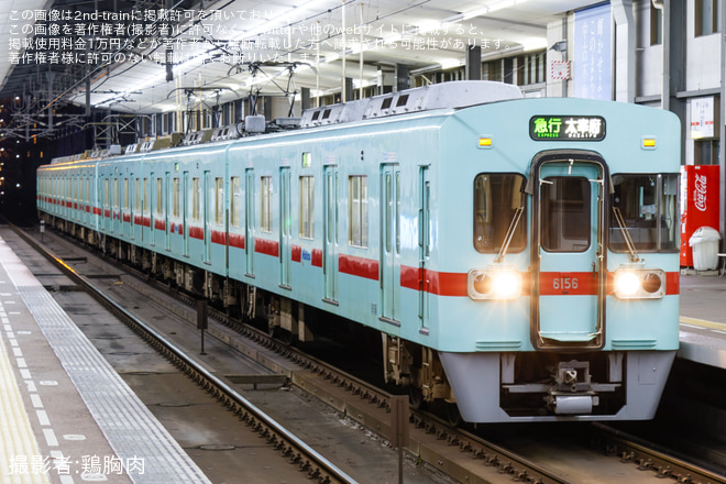 【西鉄】終夜運転を実施(2024-2025)を薬院駅で撮影した写真