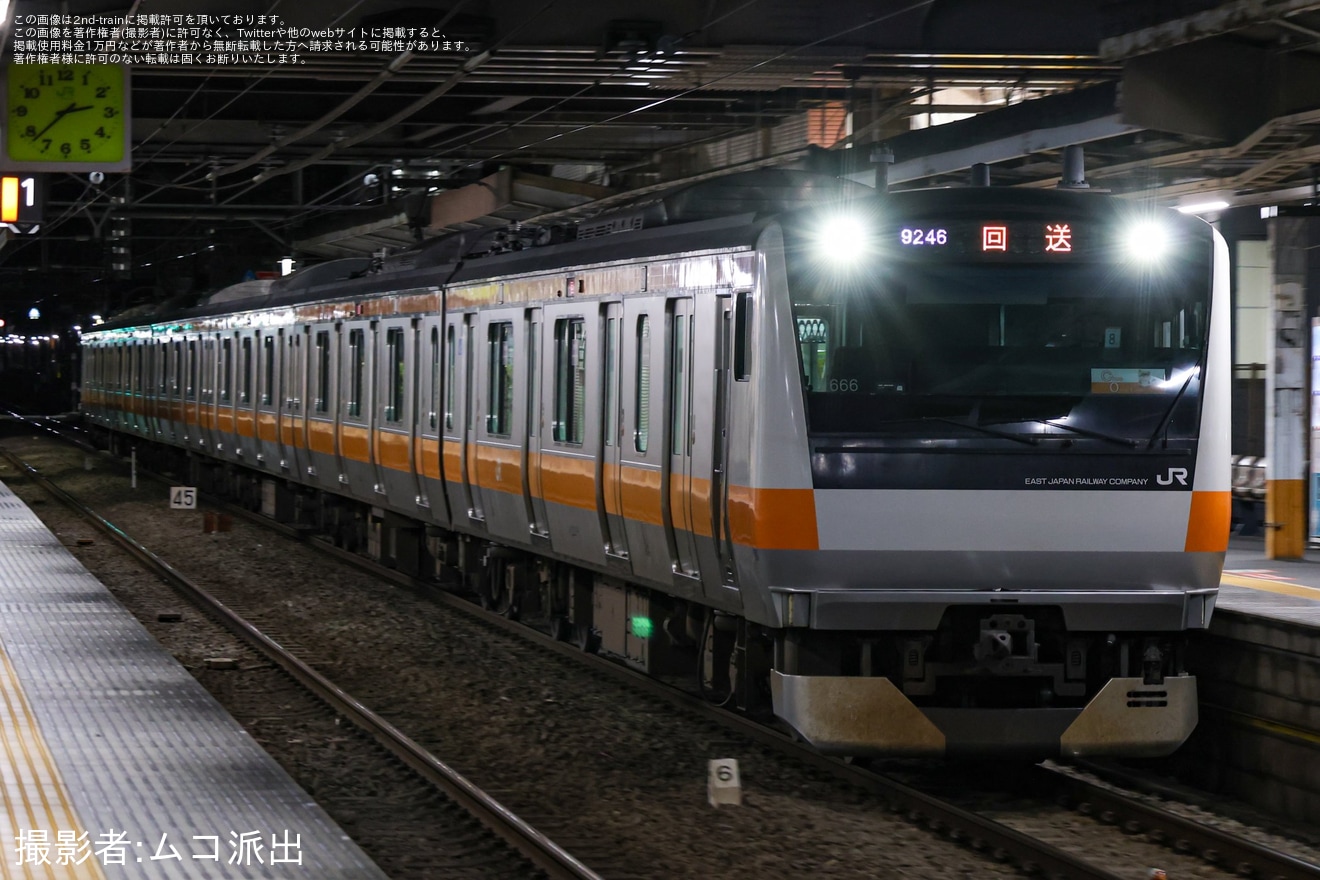 【JR東】武蔵御嶽神社初日の出号が運転(2025)の拡大写真