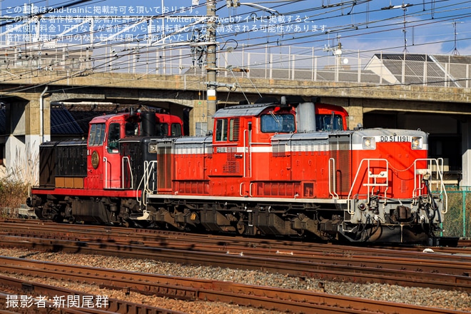 【JR西】嵯峨野トロッコDE10-1104後藤総合車両所本所入場配給