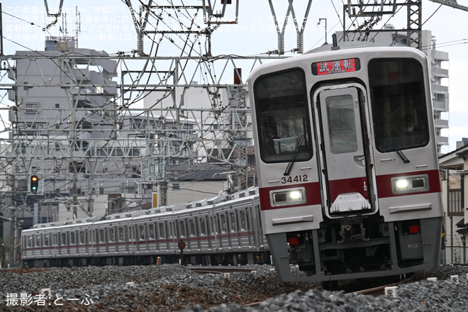 【東武】30000系31612+31412F南栗橋工場出場試運転