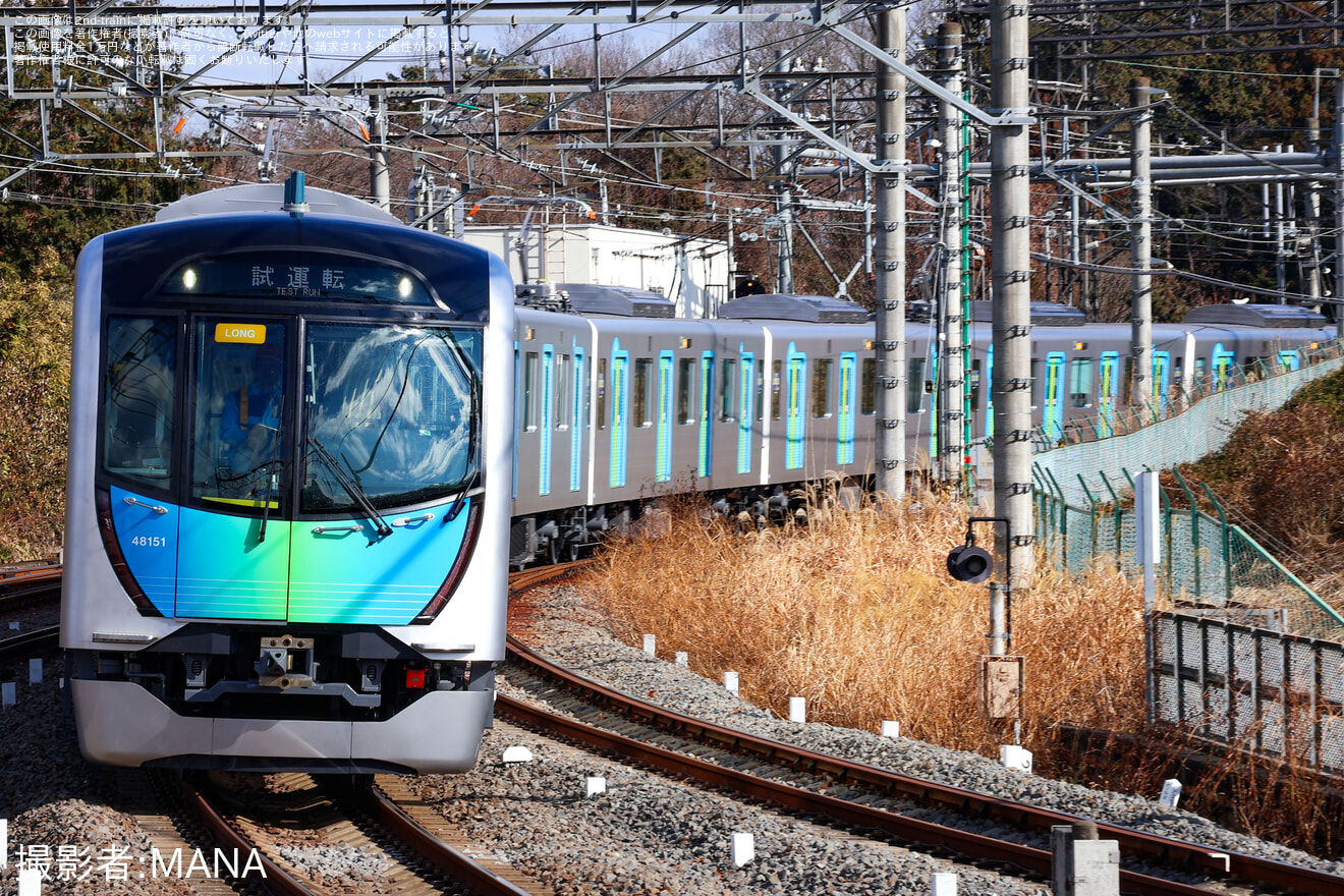 【西武】40000系48151F 性能確認試運転の拡大写真