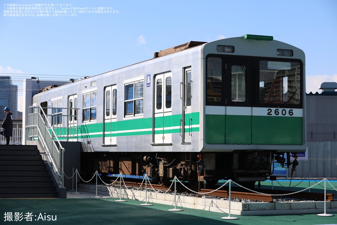 【大阪メトロ】20系2606Fの2906に400系の顔が取り付けの拡大写真