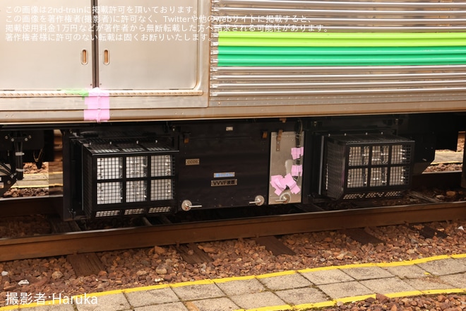 【養老】7700系TQ12が塩浜検修車庫を出場し試運転を不明で撮影した写真