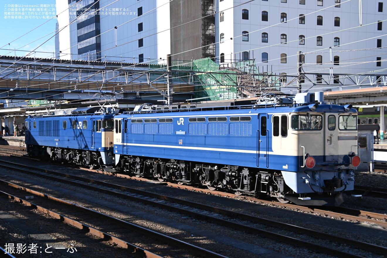 【JR東】EF65-1102 長野総合車両センター入場配給の拡大写真