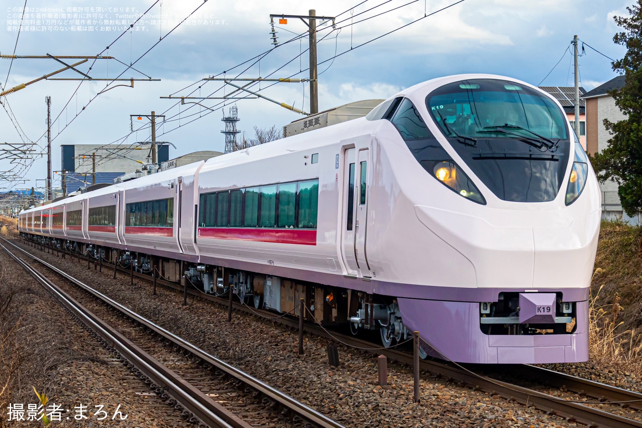 【JR東】E657系K19編成郡山総合車両センター出場の拡大写真