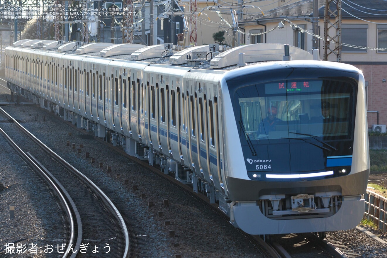 【小田急】5000形5064F(5064×10) 新製試運転の拡大写真