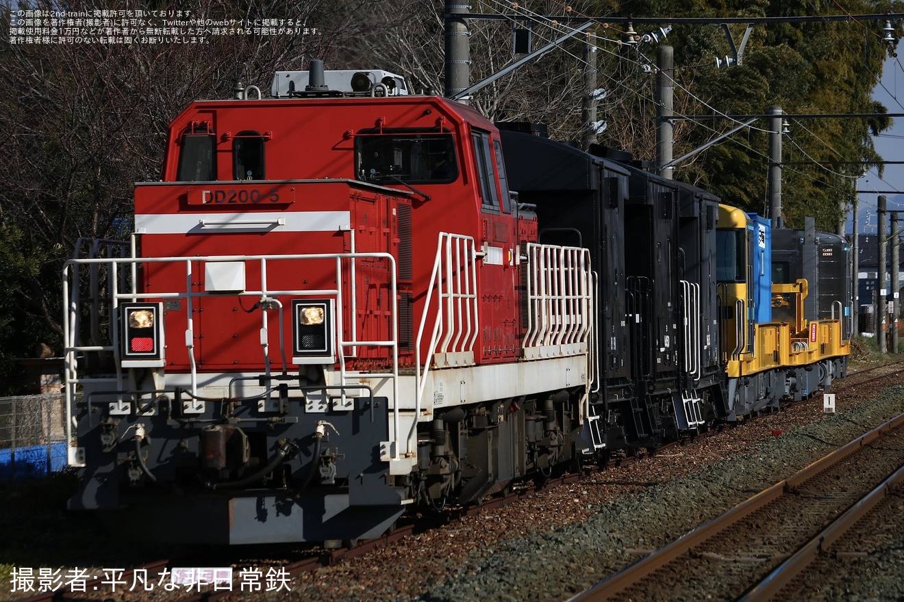 【JR四】レール輸送車となる9000系9001+9051日本車両出場甲種輸送の拡大写真