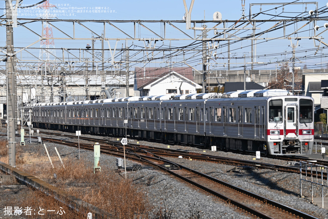 【東武】30000系31612F+31412F 南栗橋工場出場回送の拡大写真