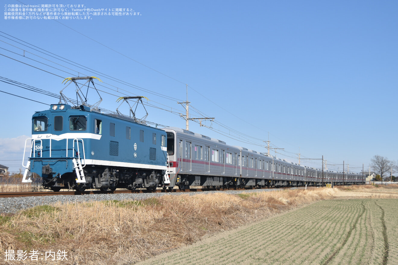 【東武】30000系31612F+31412F 南栗橋工場出場回送の拡大写真