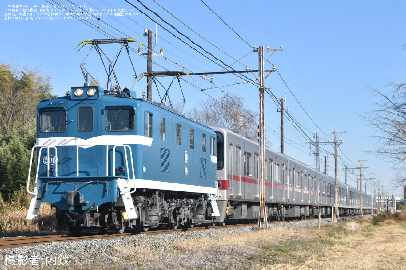 【東武】30000系31612F+31412F 南栗橋工場出場回送の拡大写真