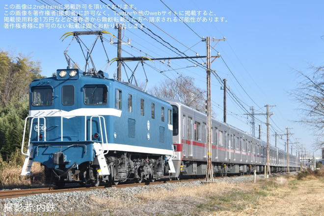 【東武】30000系31612F+31412F 南栗橋工場出場回送