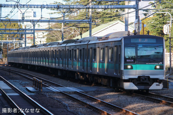 【JR東】E233系マト11編成 東京総合車両センター入場を不明で撮影した写真