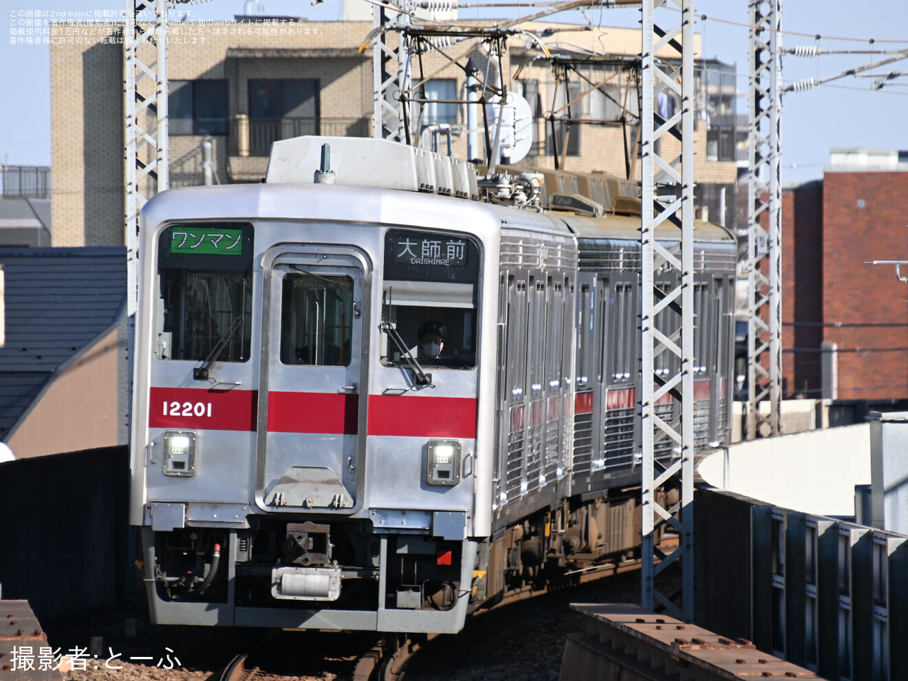 【東武】10000系11201Fが大師線で運行の拡大写真