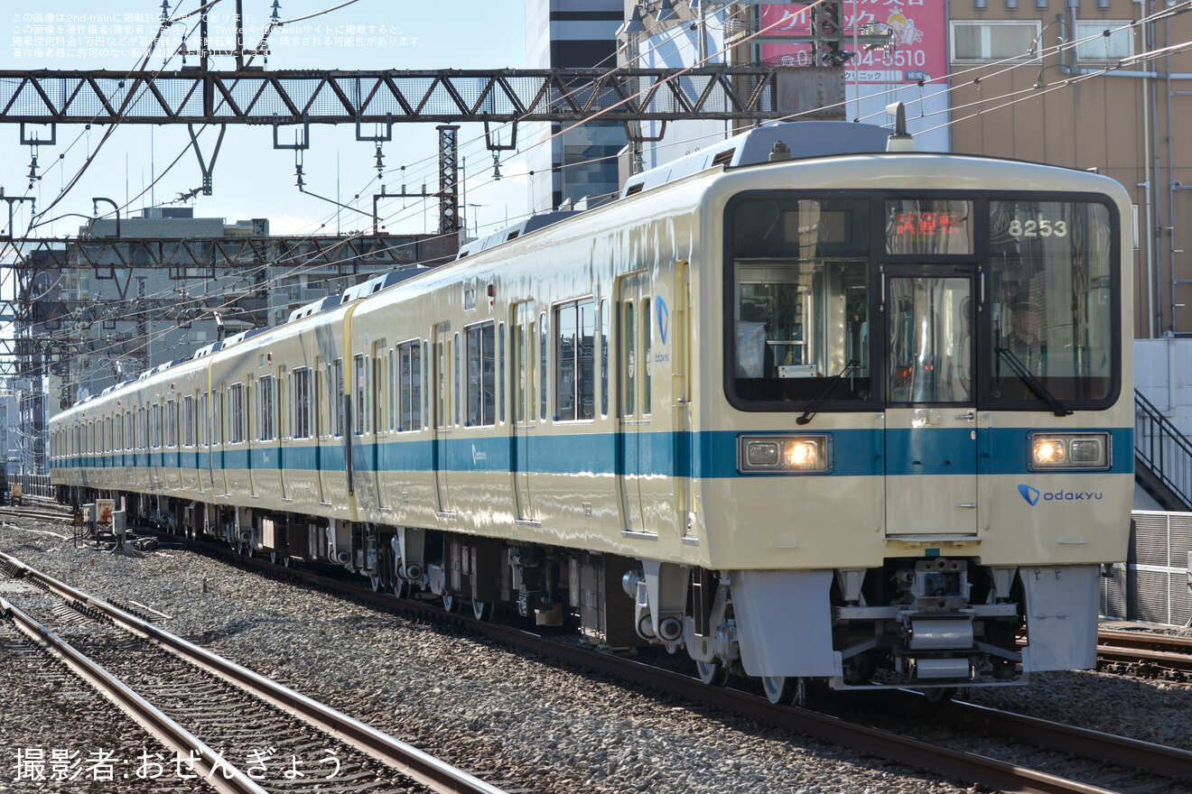 【小田急】8000形8253F(8253×6)全般検査明け試運転の拡大写真