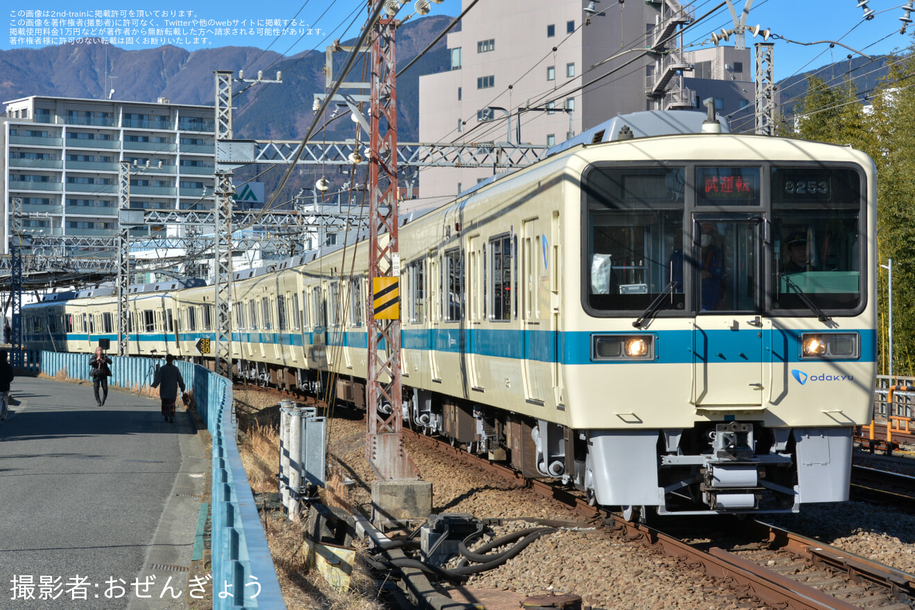 【小田急】8000形8253F(8253×6)全般検査明け試運転の拡大写真