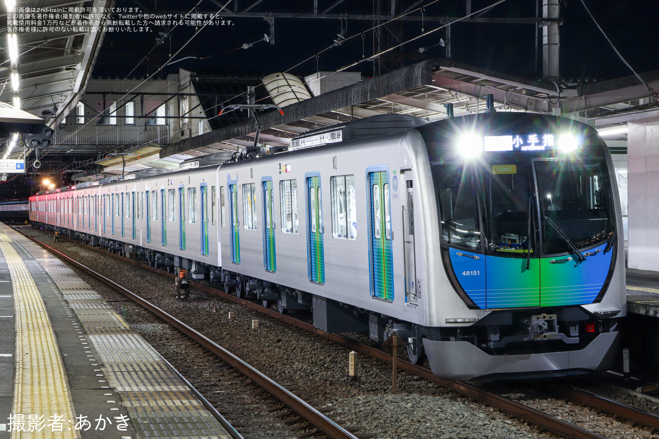 【西武】40000系8両編成の1本目となる48151Fが営業運転開始の拡大写真