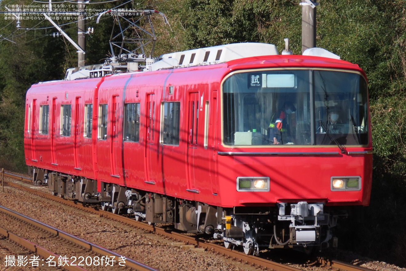 【名鉄】6800系6821F舞木検査場出場試運転の拡大写真