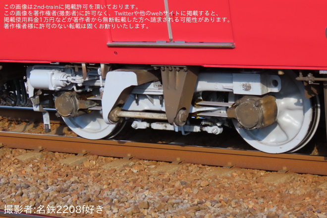 【名鉄】6800系6821F舞木検査場出場試運転を不明で撮影した写真