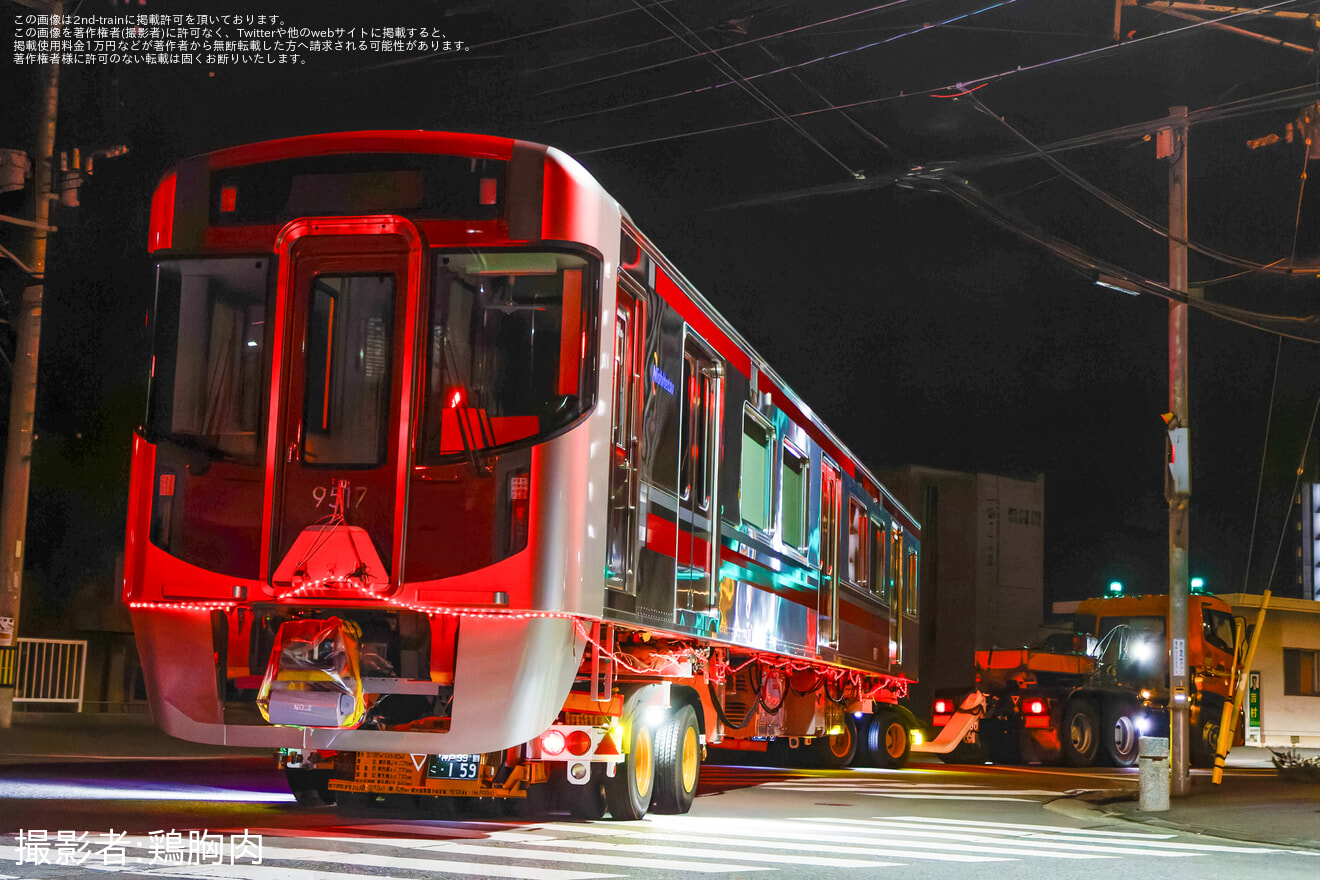 【西鉄】9000形9117F陸送の拡大写真