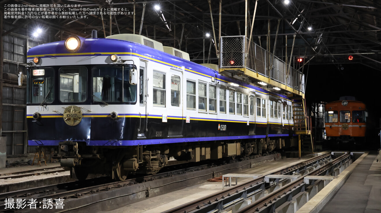 【一畑】5010号・5110号「夜の撮影会」開催の拡大写真