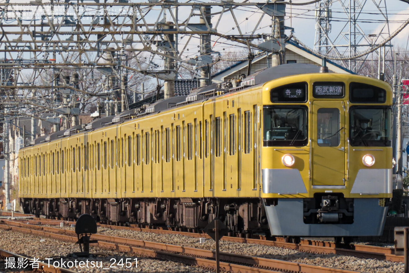 【西武】2000系2073Fが西武新宿線で運用開始の拡大写真