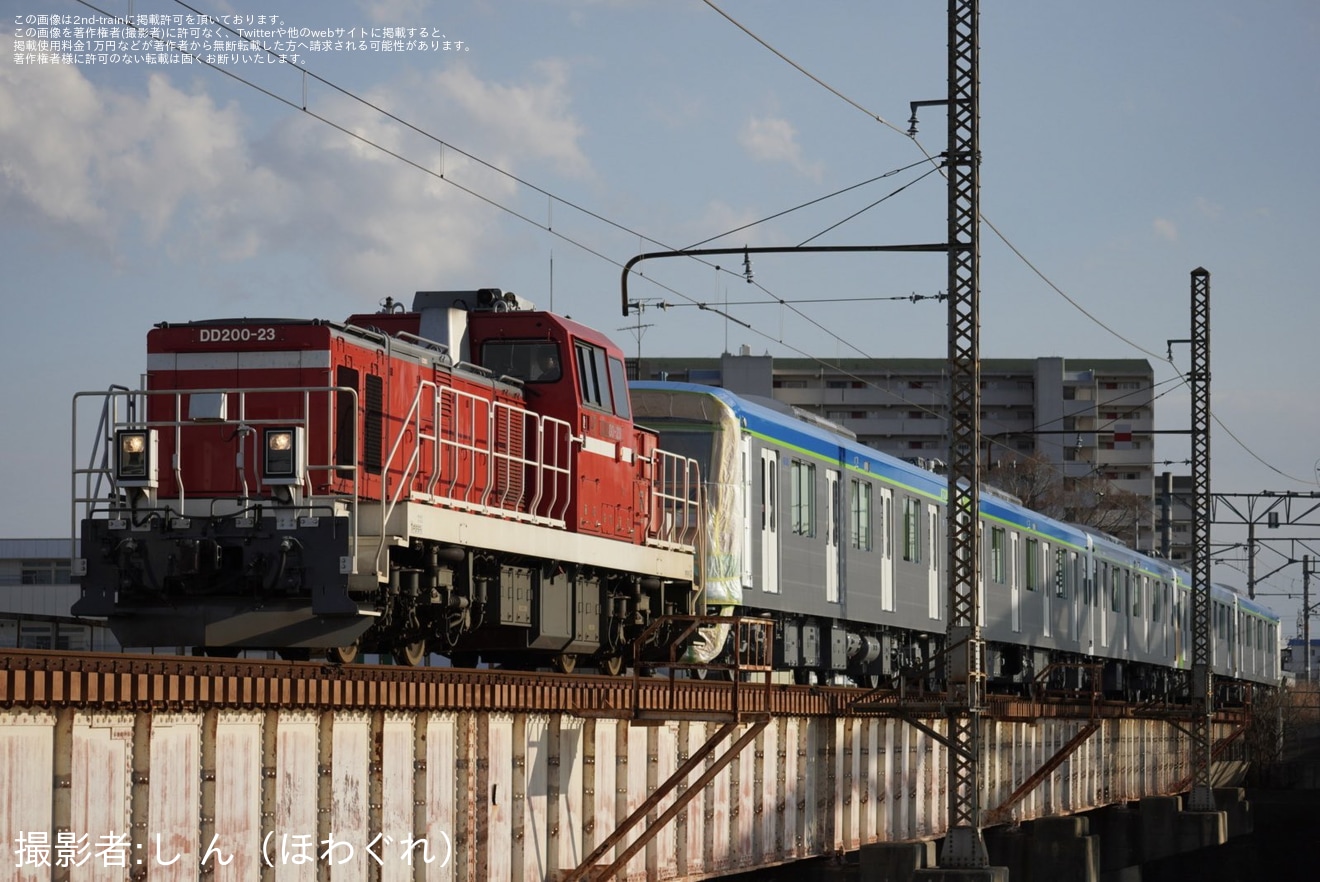 【東武】新型車両80000系81503F 甲種輸送の拡大写真