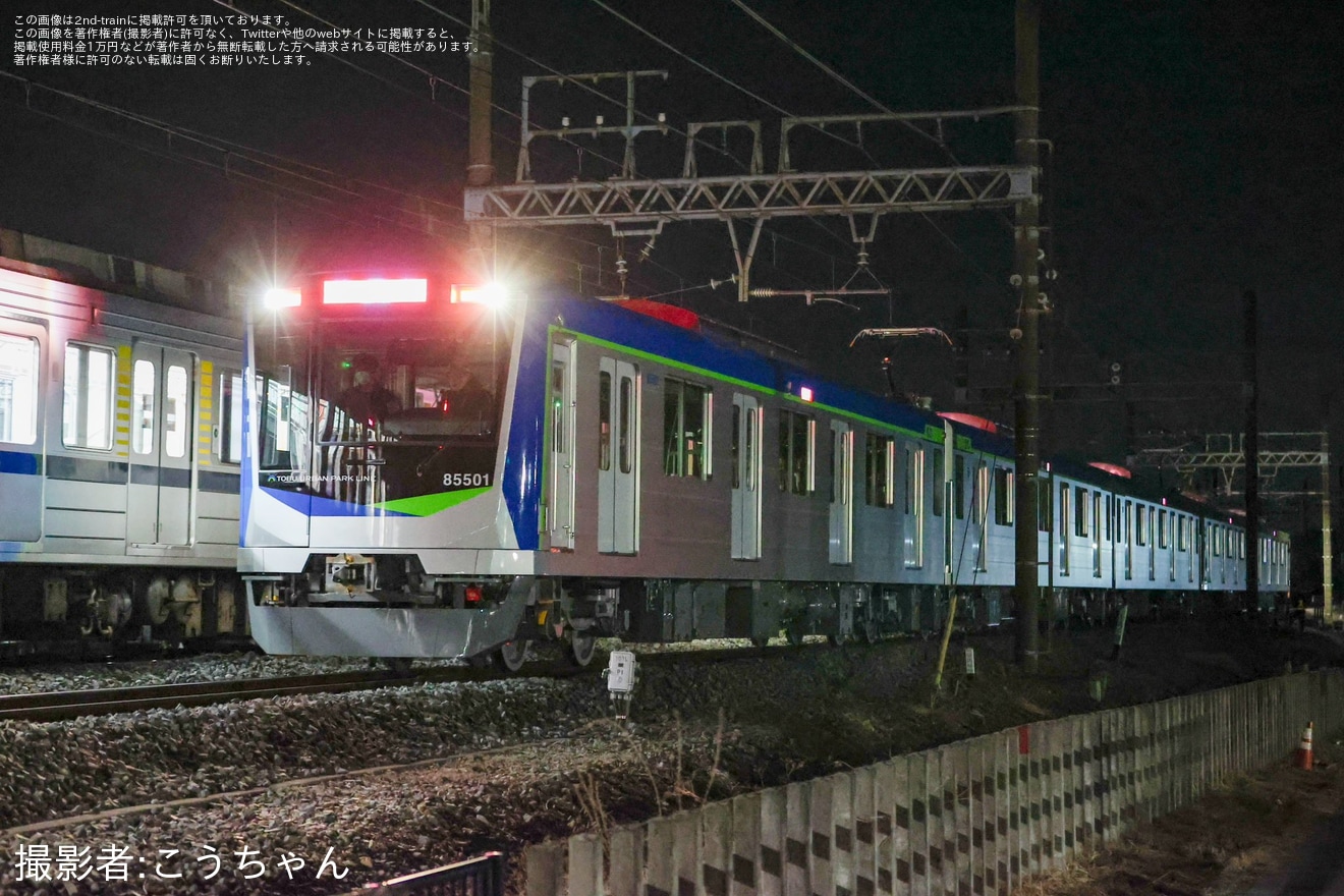 【東武】80000系81501Fが誘導障害試運転の拡大写真