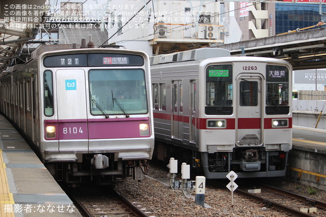 【東武】10030型11263Fが大師線で運行を不明で撮影した写真