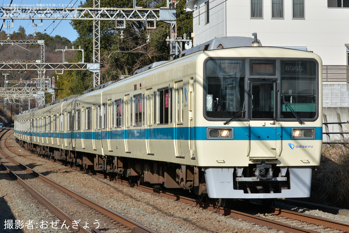 【小田急】8000形8265F(8265×6) 車輪交換試運転の拡大写真