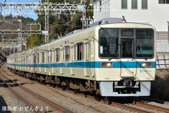 【小田急】8000形8265F(8265×6) 車輪交換試運転