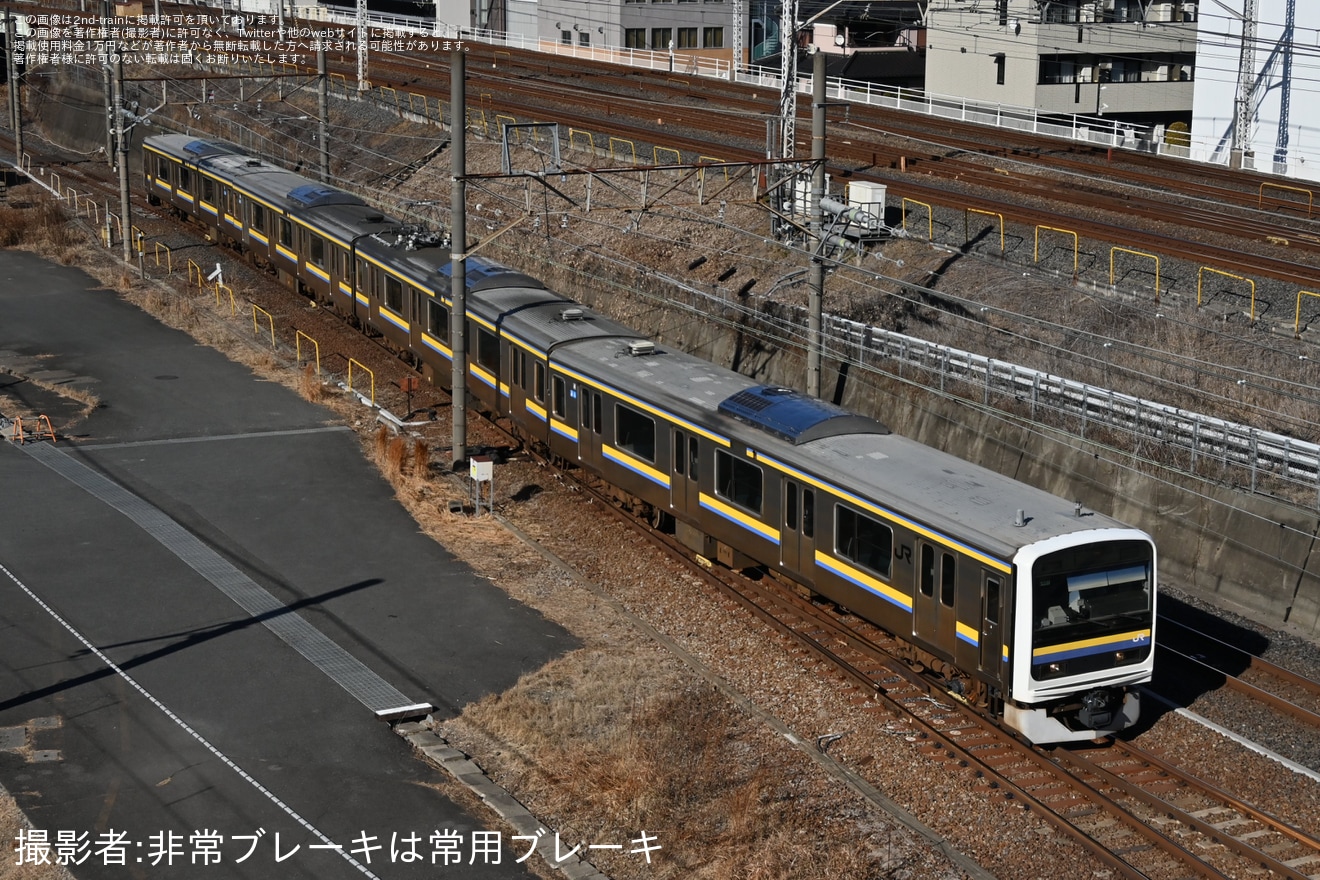 【JR東】209系C407編成大宮総合車両センター出場回送の拡大写真