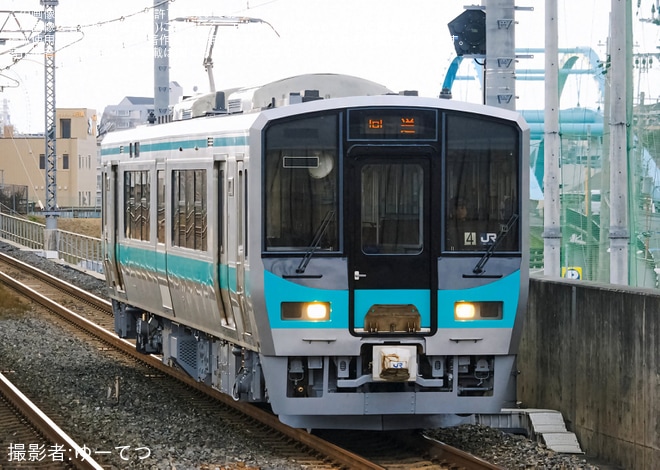 【JR西】125系F4編成吹田総合車両所本所出場回送