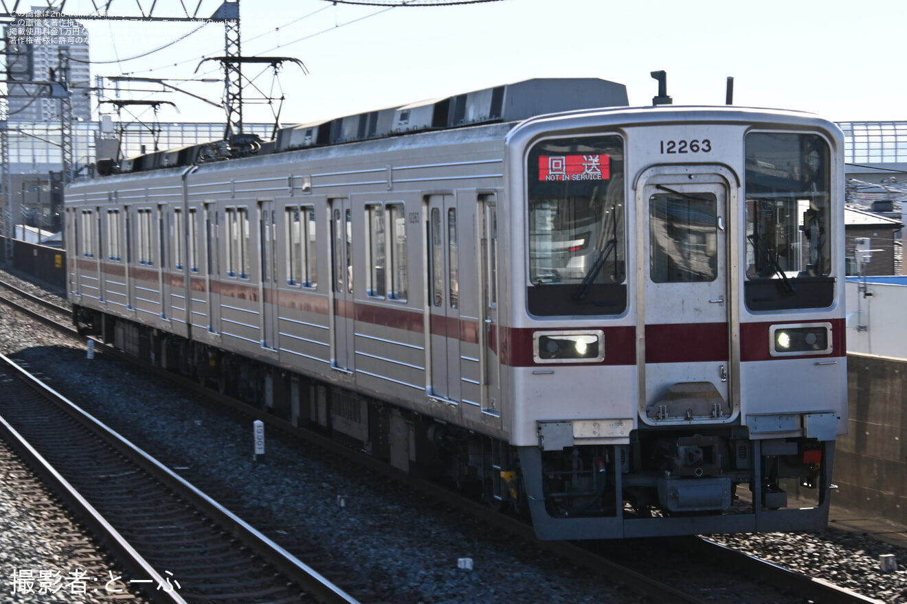 【東武】10030型11263Fが大師線で運行の拡大写真