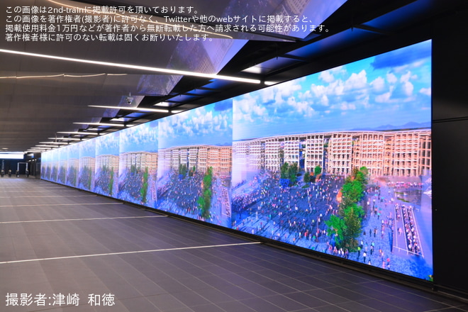 【大阪メトロ】中央線延伸区間試乗会で夢洲駅が公開されるを夢洲駅で撮影した写真