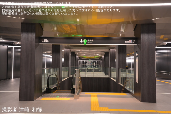 【大阪メトロ】中央線延伸区間試乗会で夢洲駅が公開されるを夢洲駅で撮影した写真