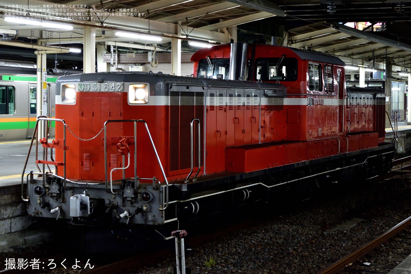 【JR東】EF65-501・DD51-842「籠原駅留置線大見学会」開催に伴う送り込みの拡大写真