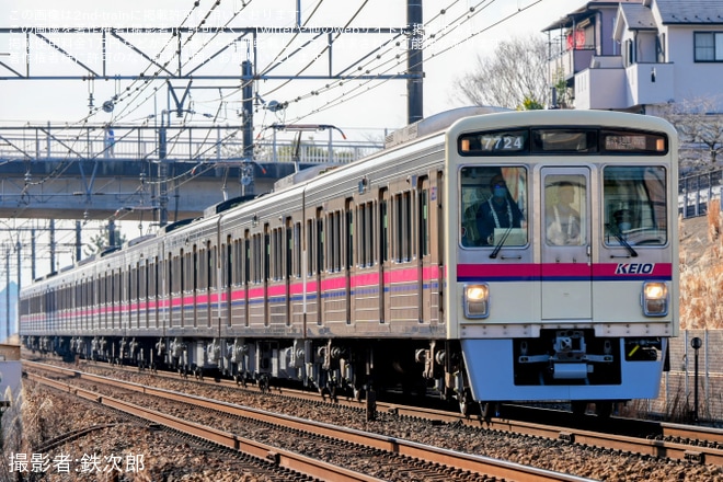 【京王】7000系7724F 若葉台工場出場試運転