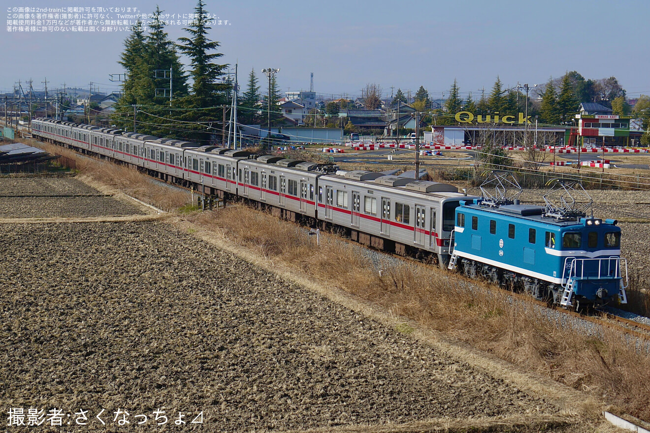 【東武】30000系31601F+31401F 南栗橋工場入場回送の拡大写真