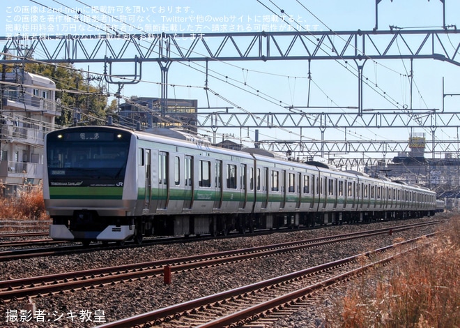 【JR東】E233系H024編成東京総合車両センター入場回送(202501)