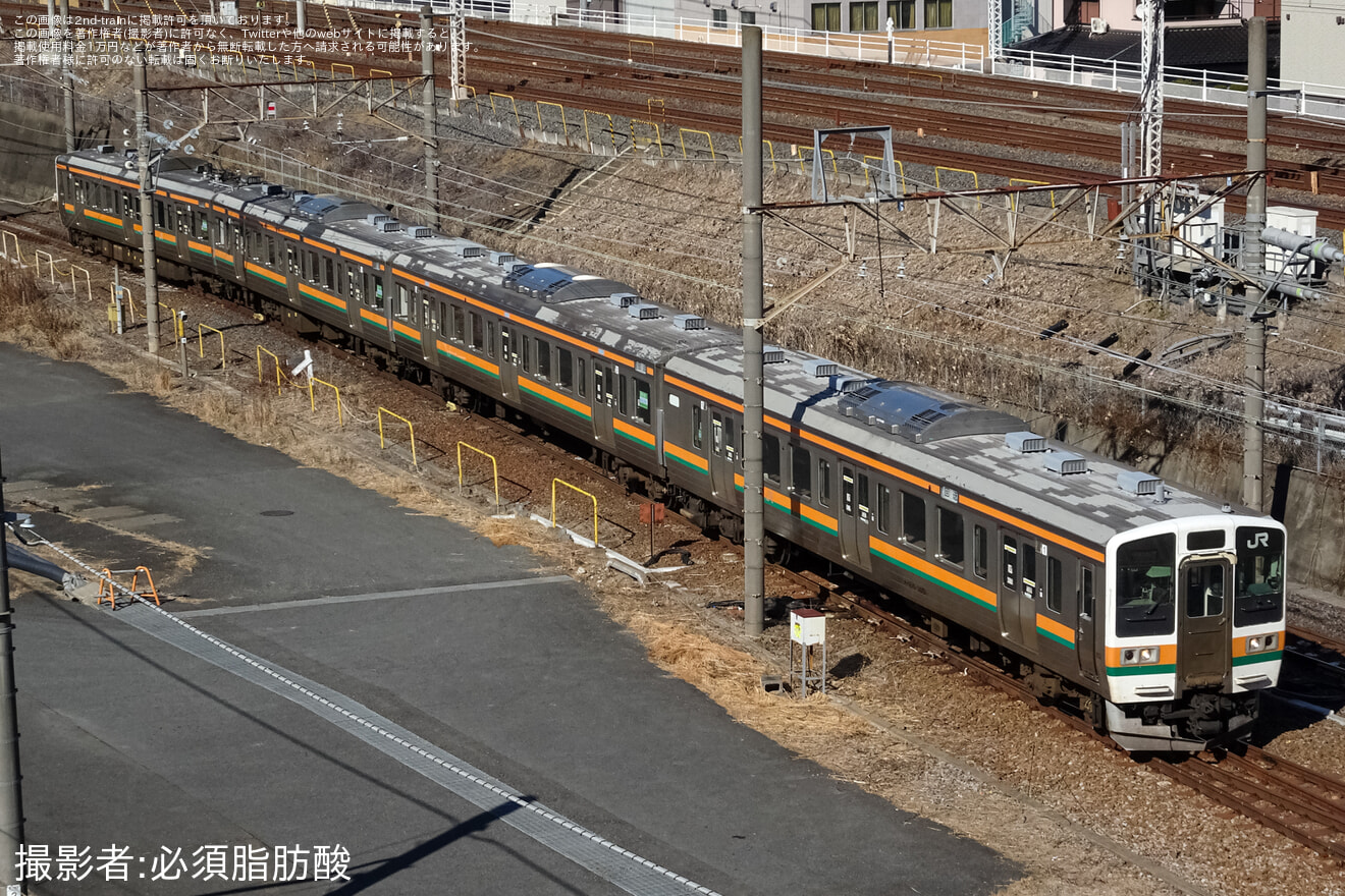 【JR東】211系A51編成大宮総合車両センター入場回送の拡大写真