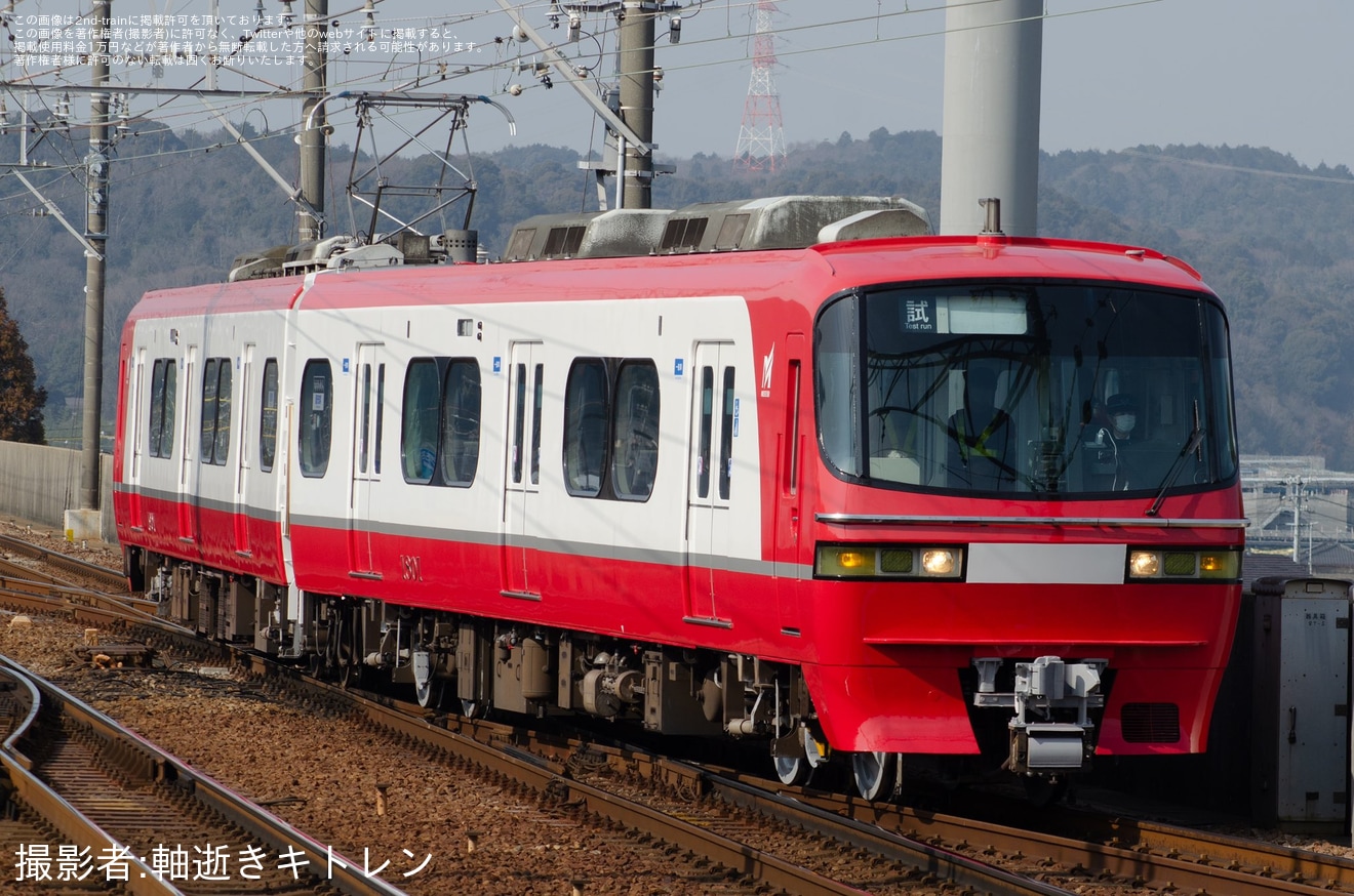 【名鉄】1800系1801F舞木検査場出場試運転 の拡大写真