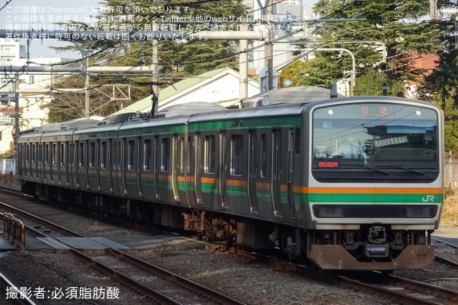 【JR東】E231系U58編成東京総合車両センター入場回送