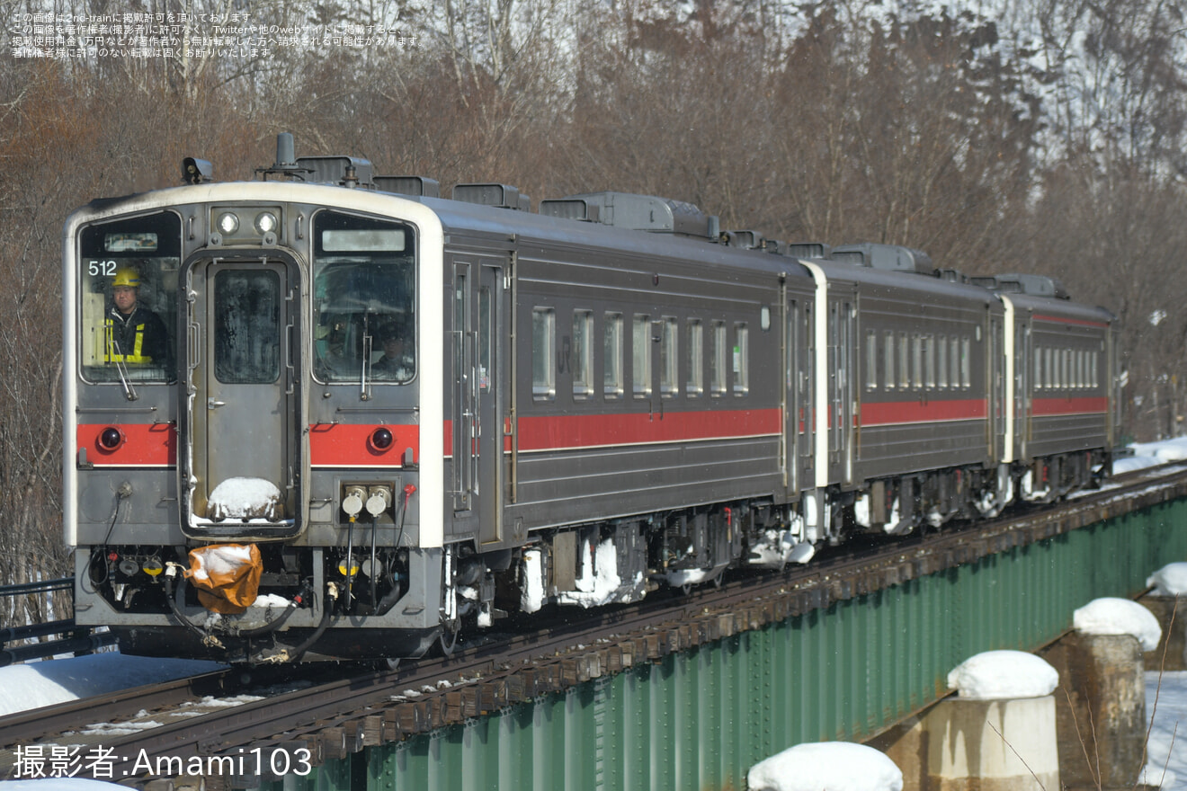 【JR北】キハ54形3連による臨時快速運転の拡大写真