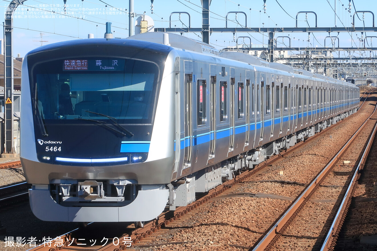 【小田急】5000形5064F(5064×10)営業運転開始の拡大写真