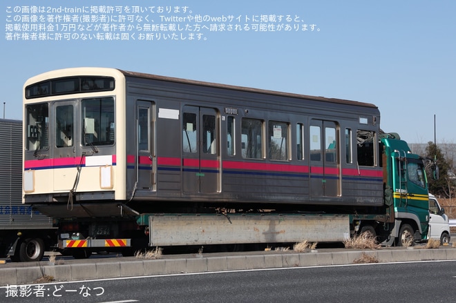 【京王】7000系7704F・7805Fが廃車のため若葉台工場より搬出・陸送