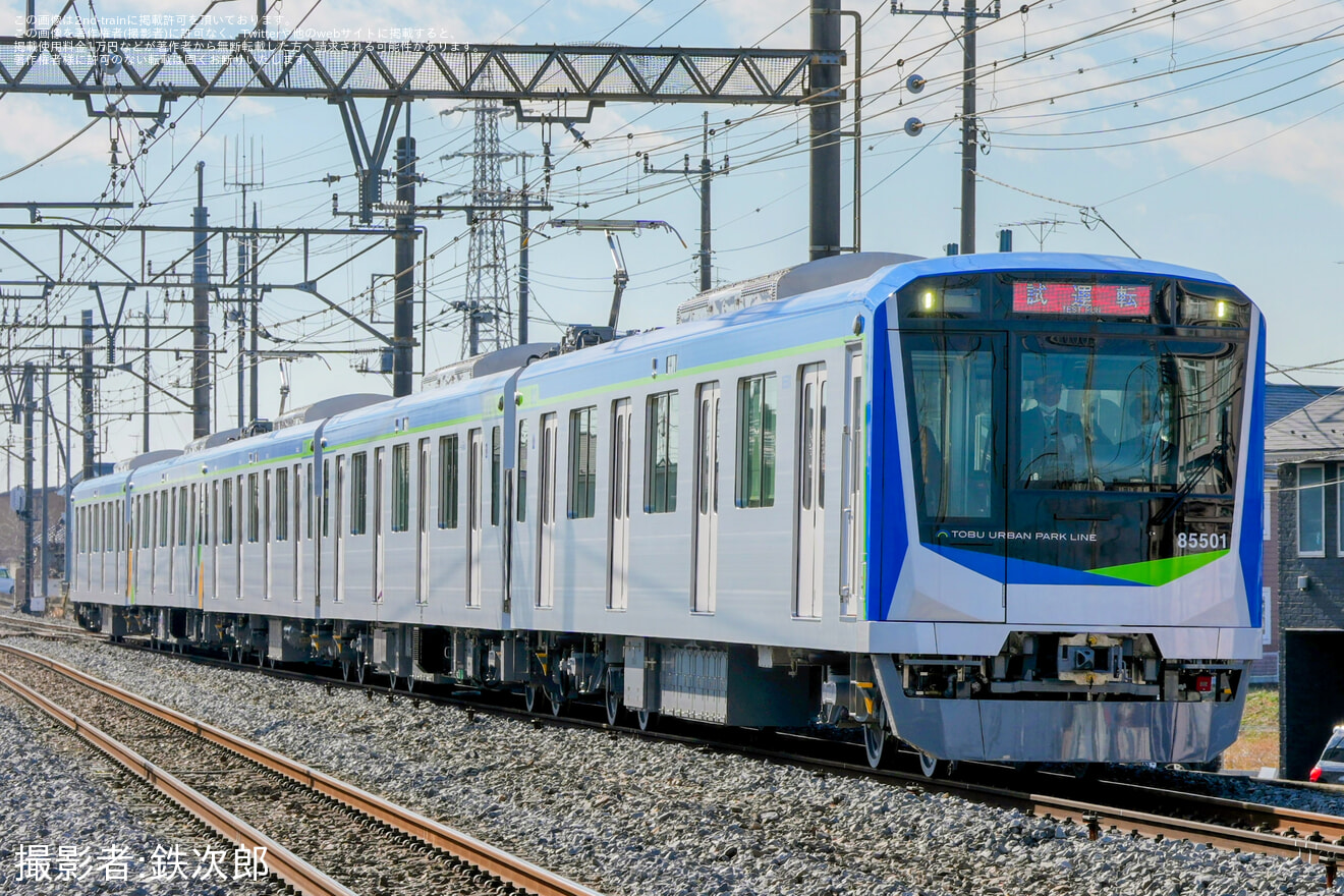 【東武】80000系81501F 性能確認試運転の拡大写真