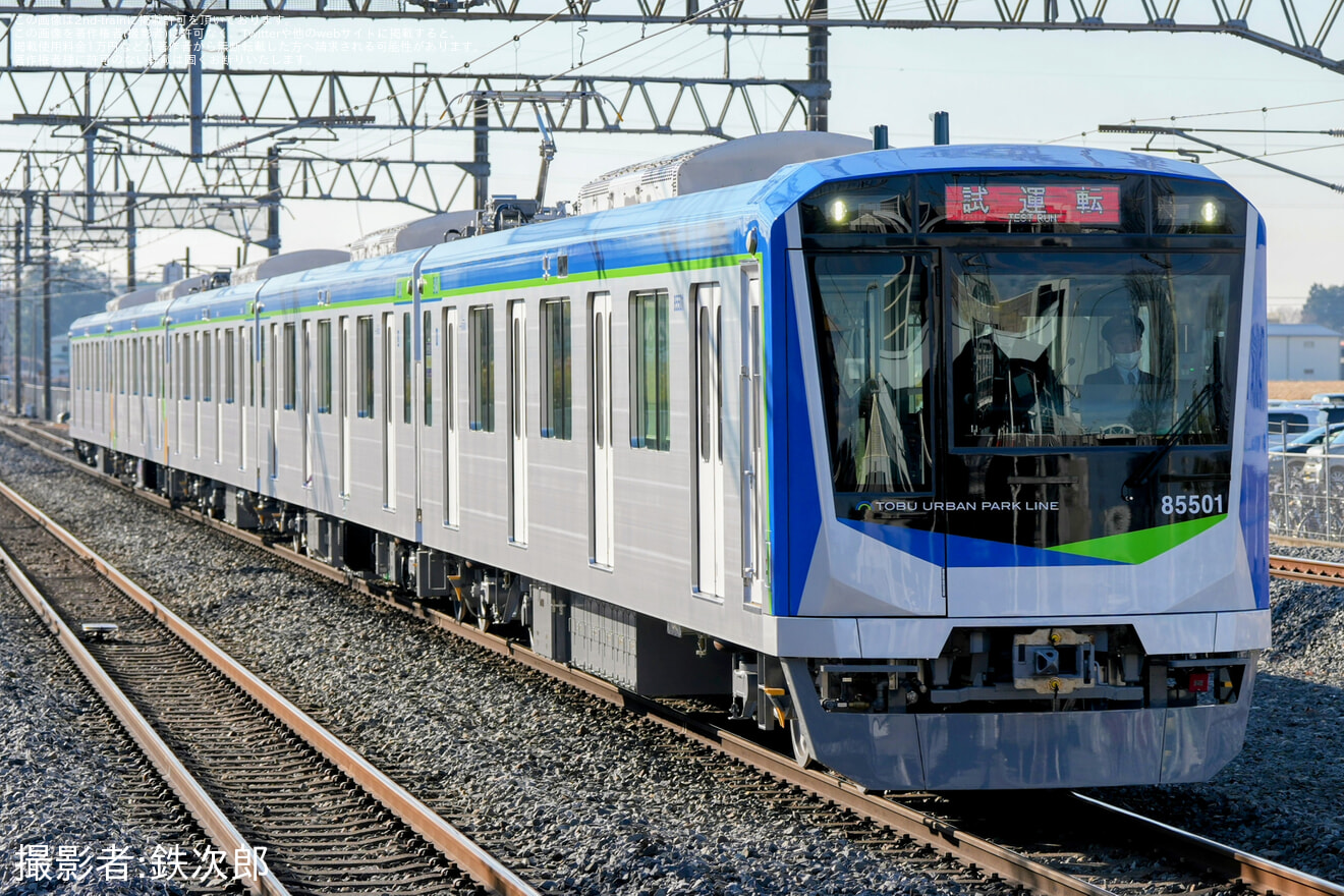 【東武】80000系81501F 性能確認試運転の拡大写真